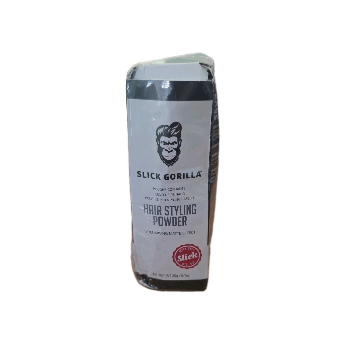 Slick Gorilla Hair Styling Powder 20g - Strong Hold Matte Finish Texturizing