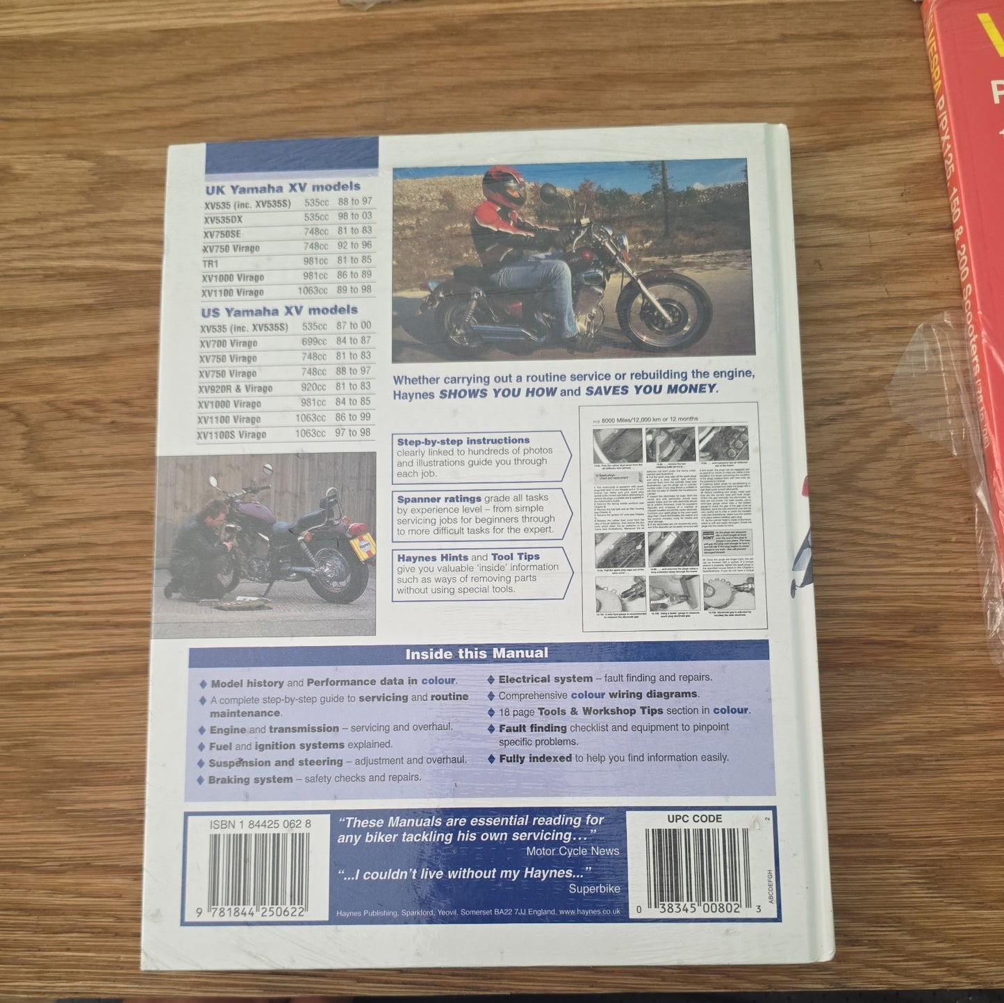 1981-2003 YAMAHA XV Virago V-Twins Haynes Manual