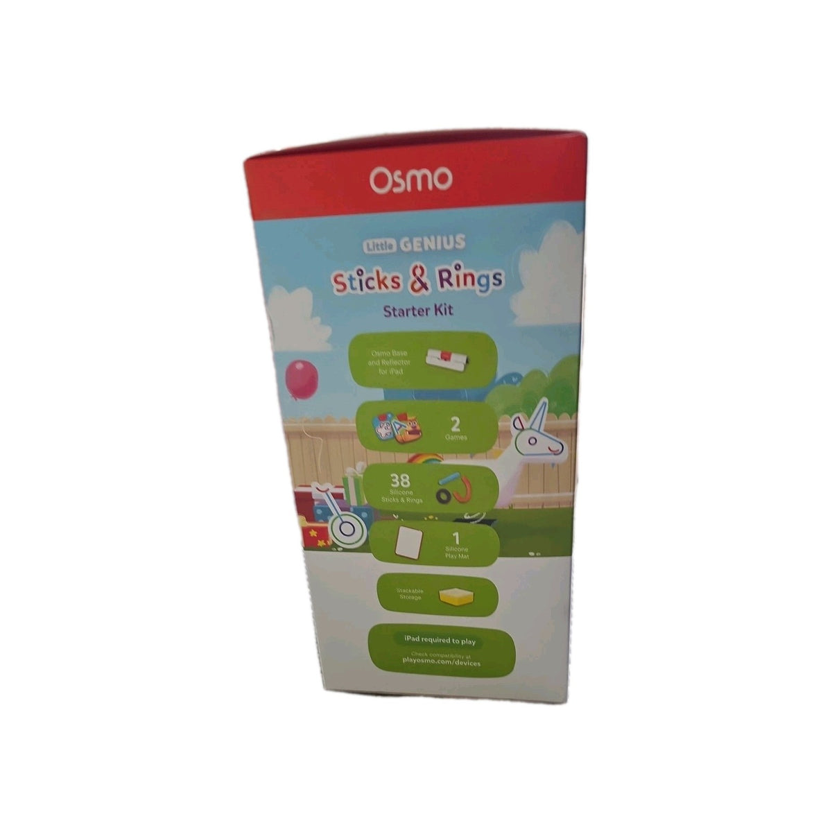 Osmo Little Genius Sticks & Rings Starter Kit for iPad (Ages 3-5)