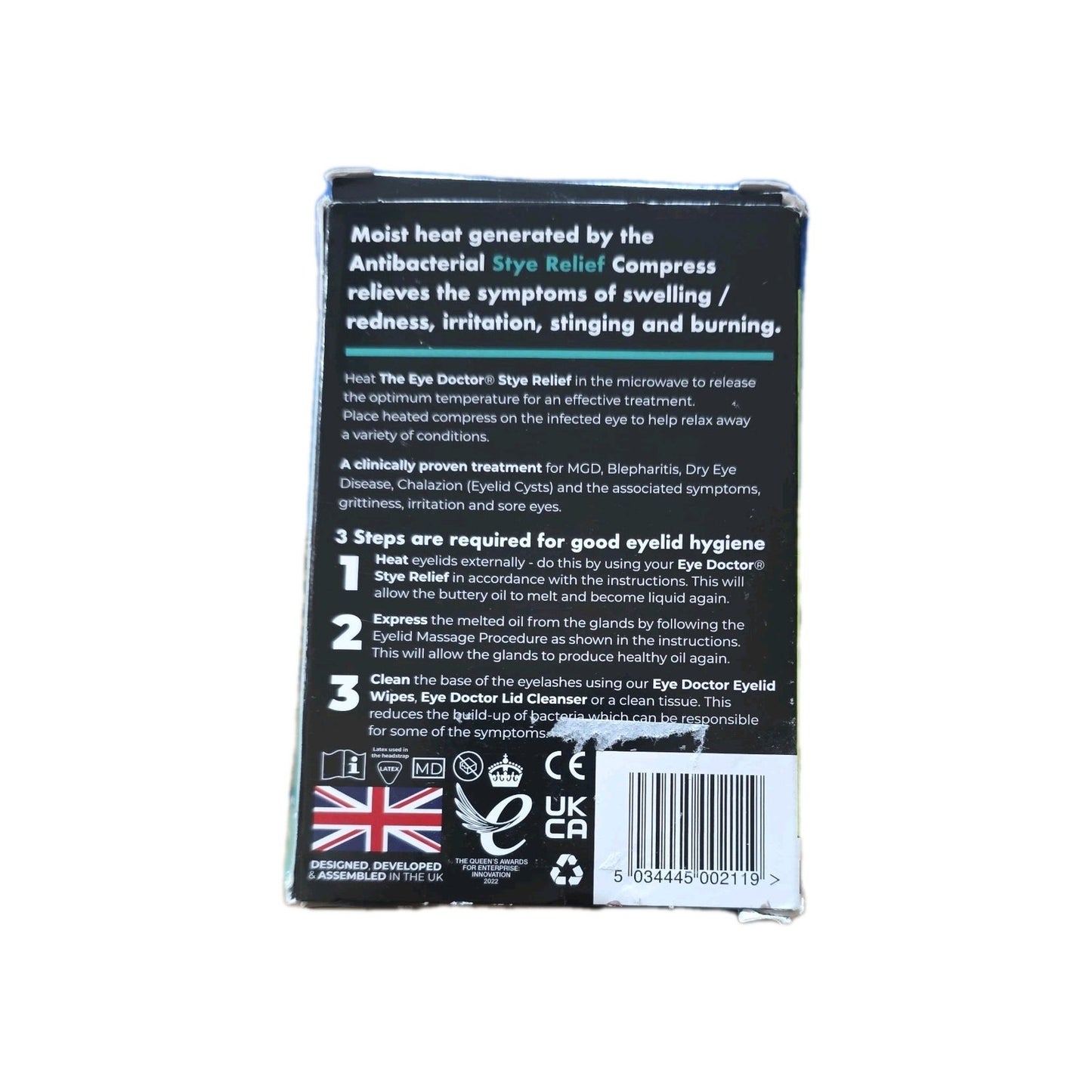 The Eye Doctor Stye Relief Compress Patch & 2 Eyelid Wipes Kit by The Eye Doctor