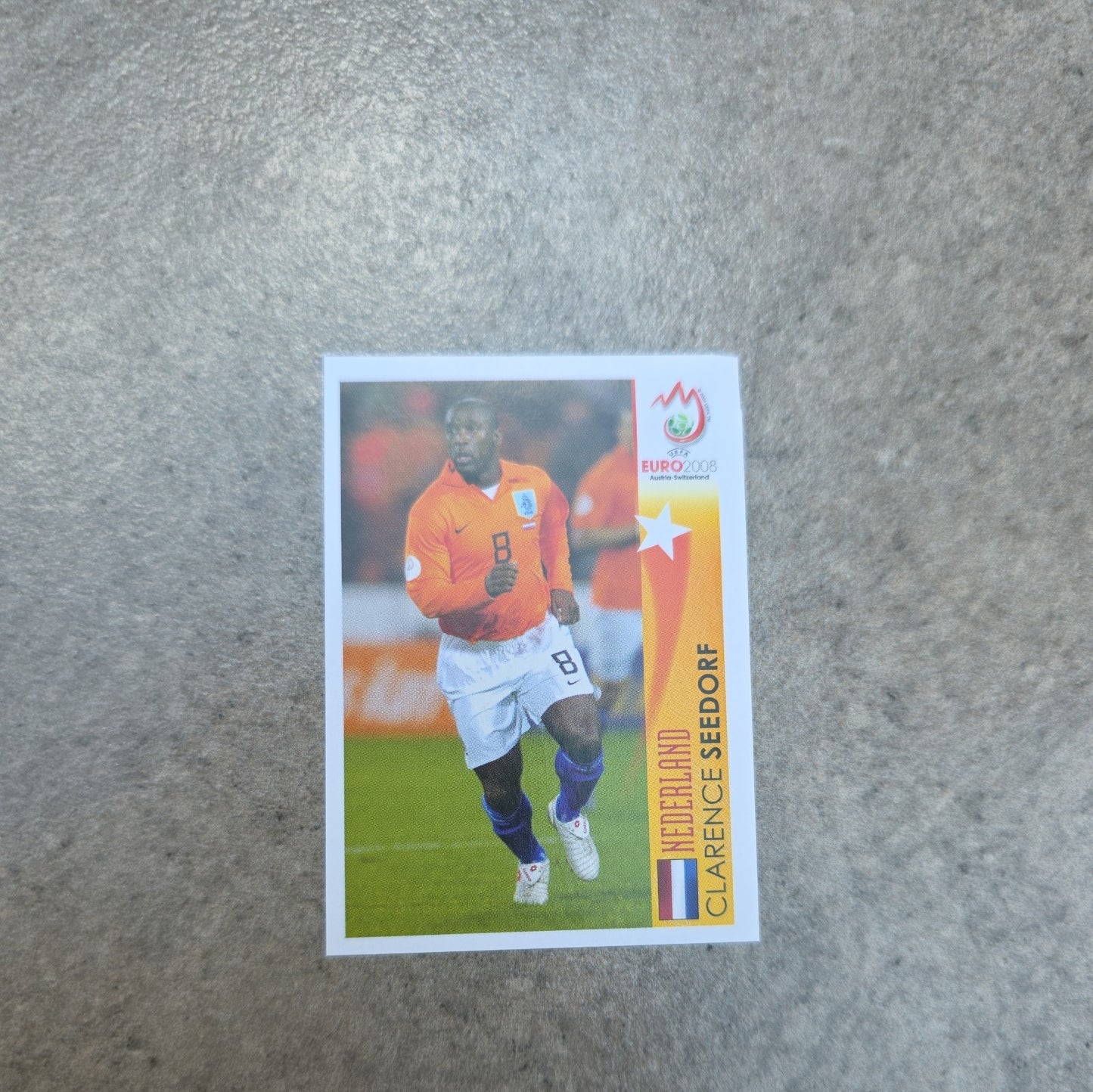 Panini Euro 2008 Sticker - Clarence Seedorf - Netherlands #498