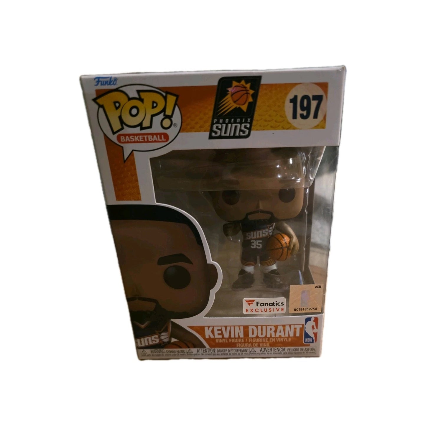 Funko Pop! NBA Kevin Durant Phoenix Suns Vinyl Figure 3.75" by below retail uk