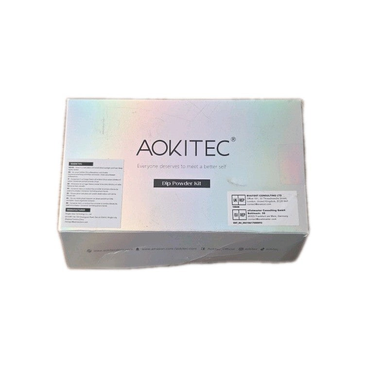 Aokitec Dip Powder Nail Kit - Multicoloured Long Lasting Manicure by Aokitec
