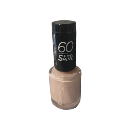 Rimmel 60 Seconds Nail Polish - 203 Lose Your Lingerie Pink 8ml by Rimmel