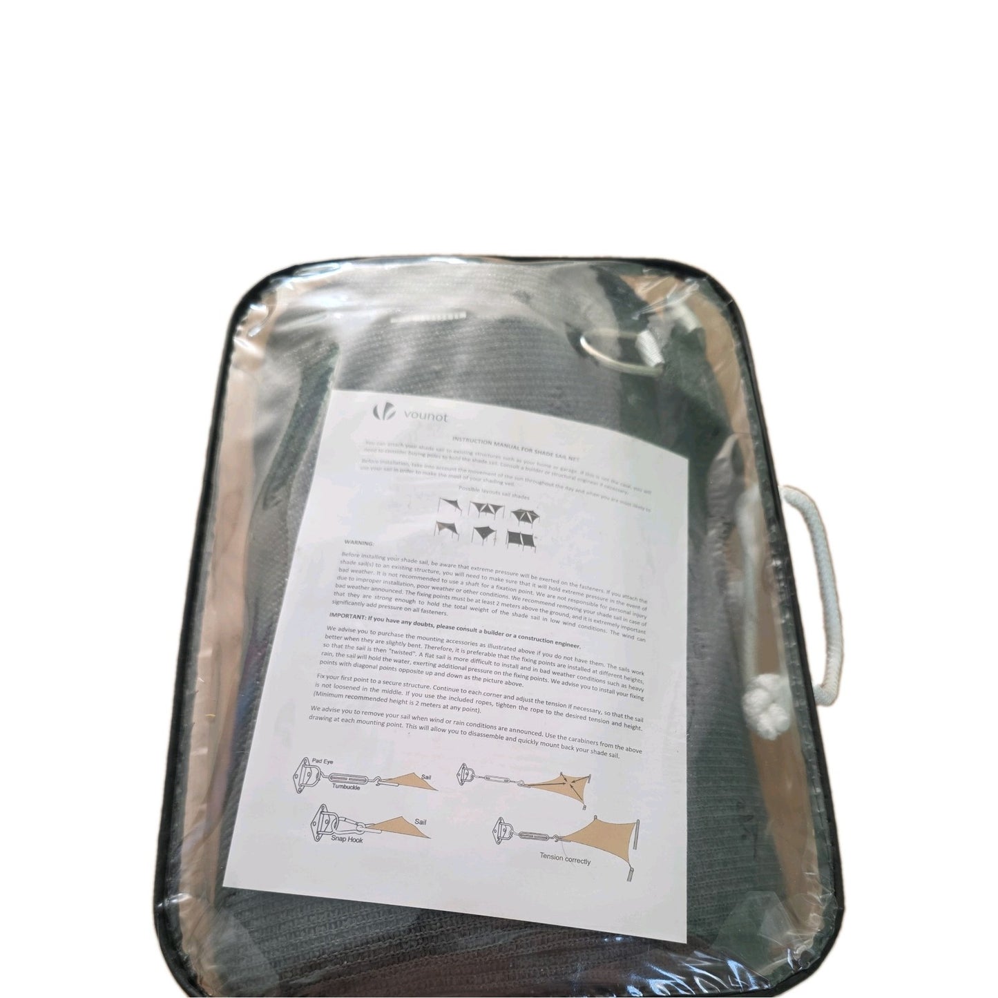 VOUNOT Shade Sail Net