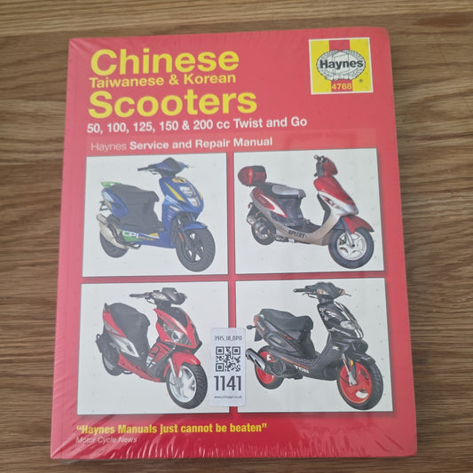 Haynes Manual 4768 - Chinese, Taiwanese & Korean Scooters Twist and Go
