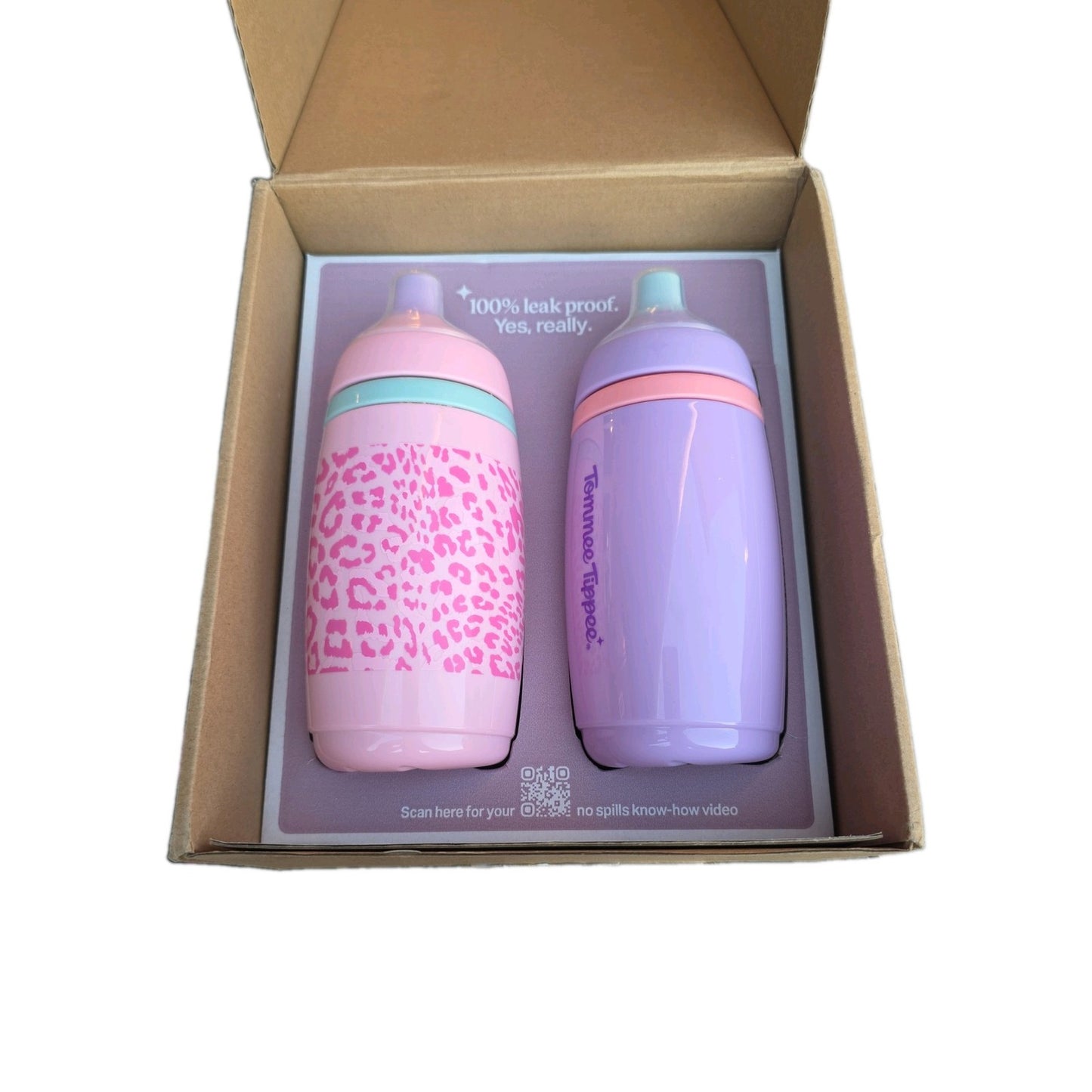 Tommee Tippee Insulated Active Spout Toddler Sippy Cup, 266Ml, 12M+, Pack of 2,