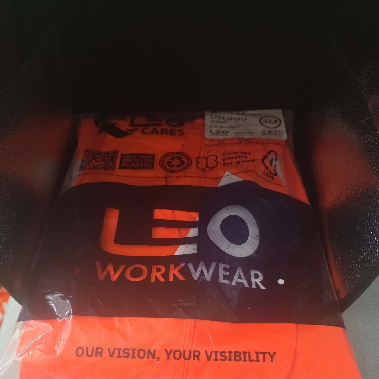 Leo Bideford Hi-Vis Rail Cargo 36R Polycotton by Leo