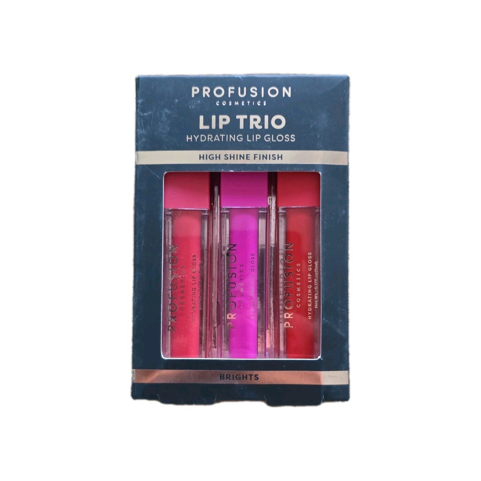 Profusion Hydrating Lip Gloss Trio Gift Set - Red & Pink 3x5ml by Profusion