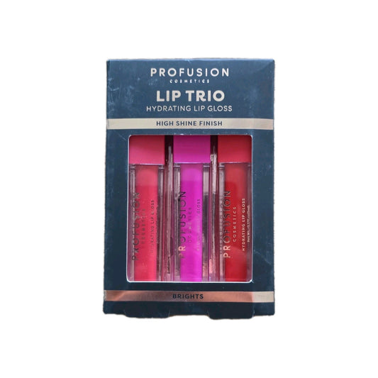 Profusion Hydrating Lip Gloss Trio Gift Set - Red & Pink 3x5ml by Profusion