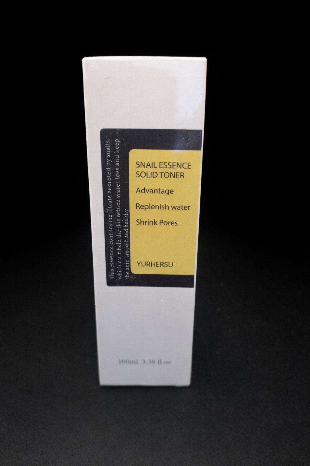 Yurhersu Snail Essence Solid Toner - 100ml Hydrating Pore Refiner by Yurhersu