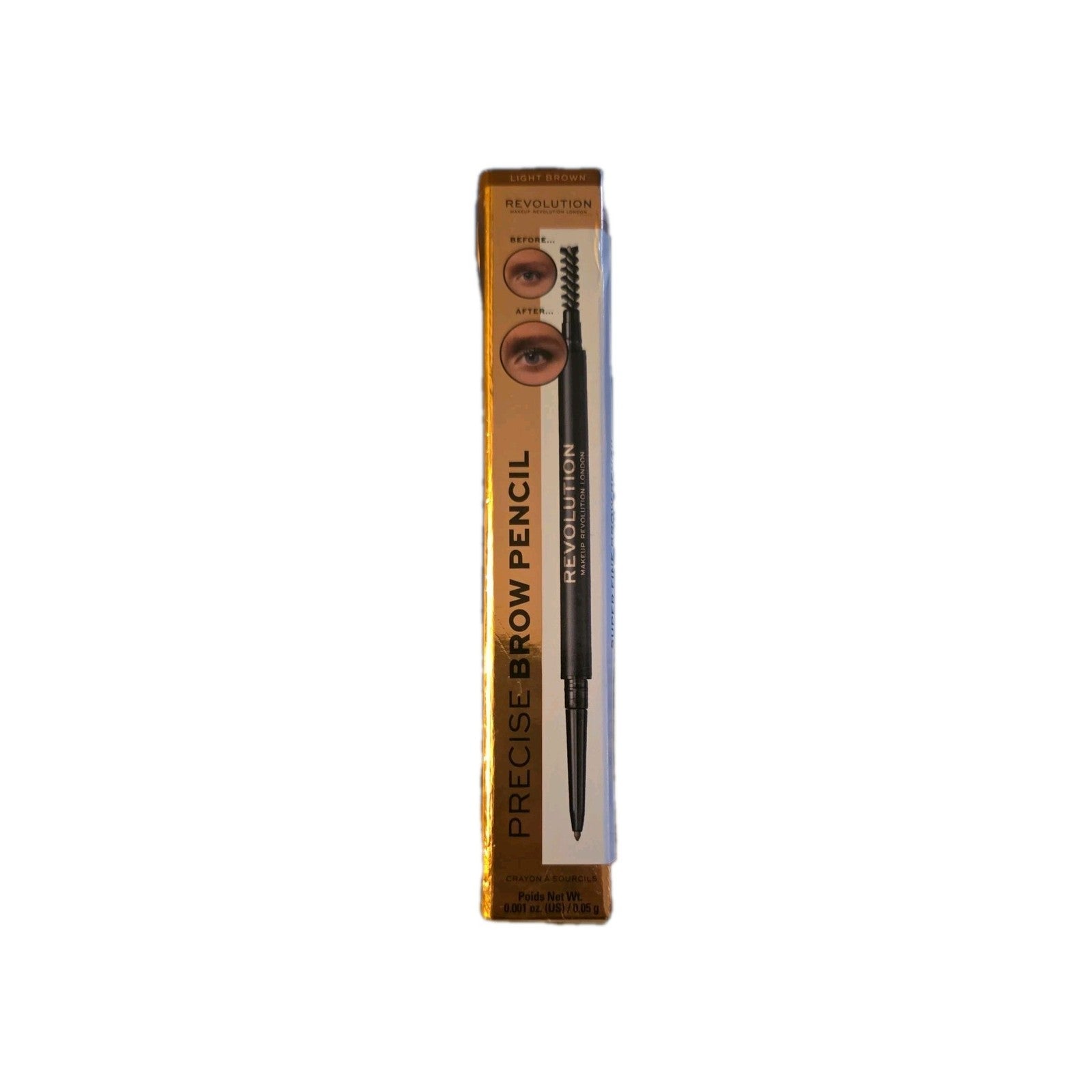 Makeup Revolution Precise Brow Pencil - Light Brown 0.05g by Revolution