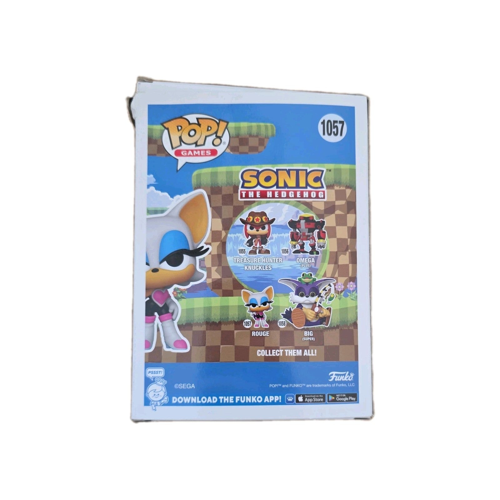Funko Pop Sonic the Hedgehog Rogue 1057 Vinyl Figure with Protector by Funko