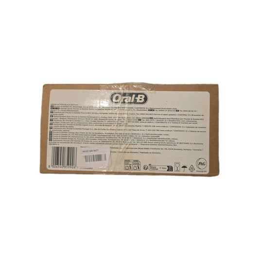 Oral-B Pro Cross Action Toothbrush Heads - Black 12 Pack by Oral-B
