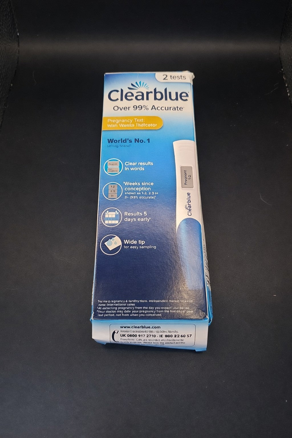 Clearblue Early Detection Pregnancy Test - 2 Pack by Clearblue