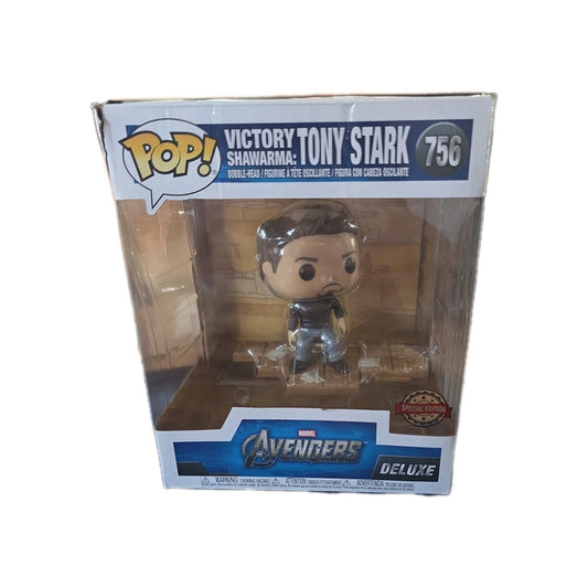 Funko Pop Vinyl Marvel Victory Shawarma Tony Stark 756 Special Edition RARE NEW