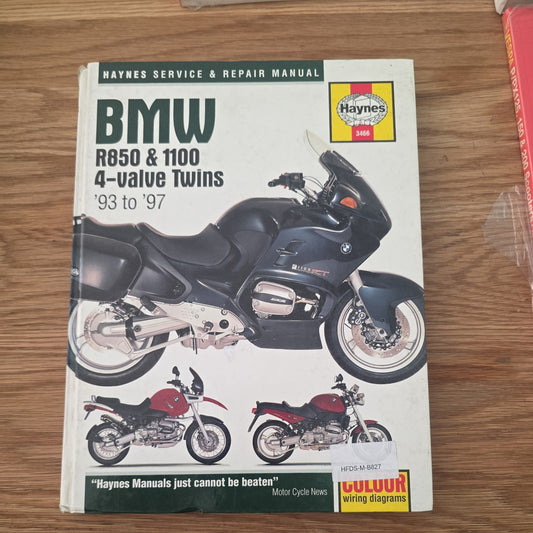 BMW R850 AND 1100 4 VALVE TWINS / 1993-1997 /HAYNES SERVICE AND REPAIR MANUAL