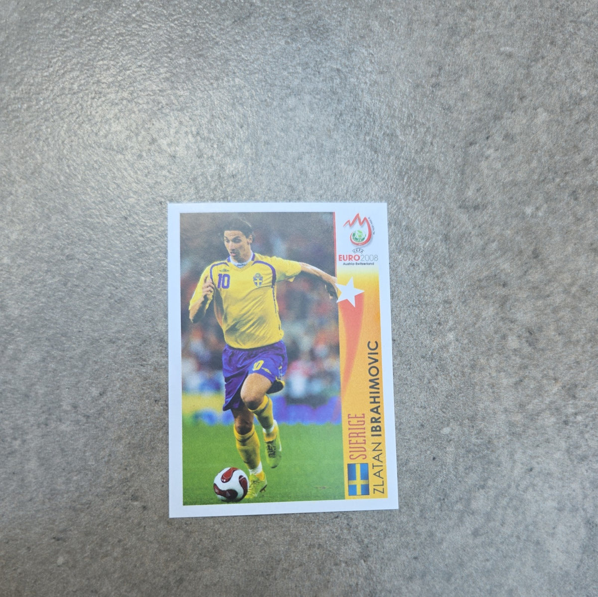 Panini UEFA EURO 2008 Austria-Switzerland Zlatan Ibrahimovic Sweden #521