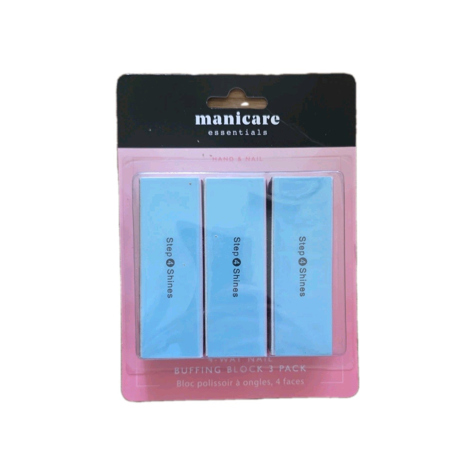 Manicare 4-Way Nail Buffing Blocks - 3 Pack 240 Grit by Manicare