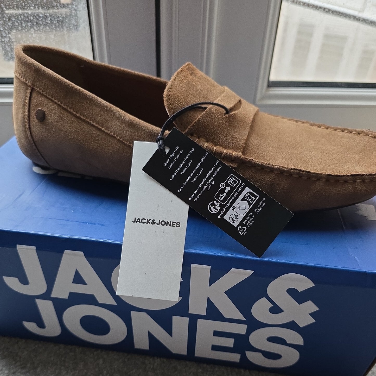 Jack & Jones Jensen Suede Men's Cognac Loafers