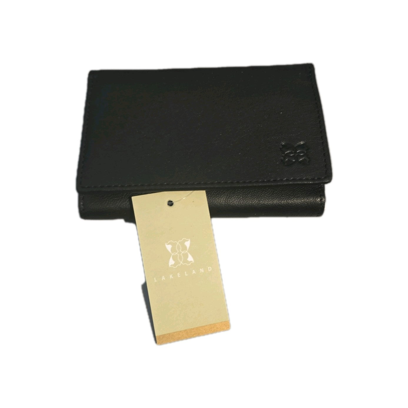 Lakeland Soft Leather Wallet - Unisex Slim Black Everyday Carry by Lakeland