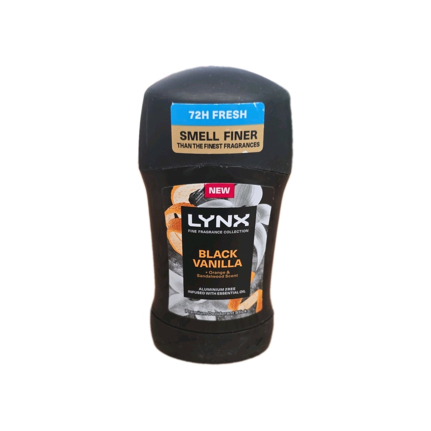 Lynx Fine Fragrance Black Vanilla Deodorant Stick 50ml Mens Deodorant 72H Fresh
