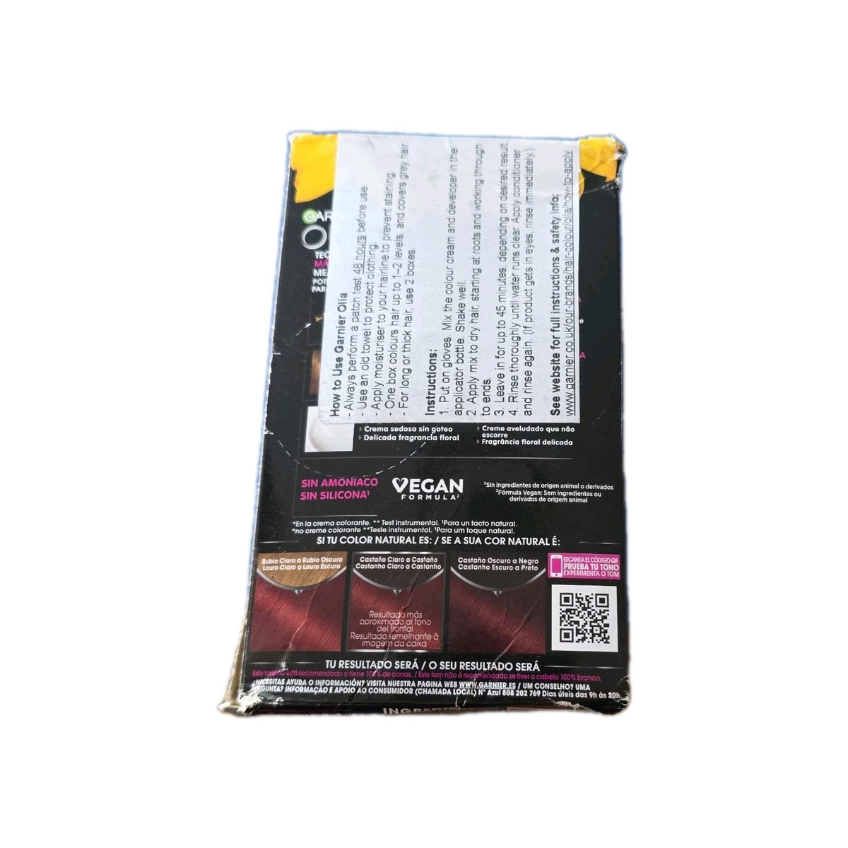Garnier Olia Permanent Hair Color 6.60 Deep Red Ammonia-Free