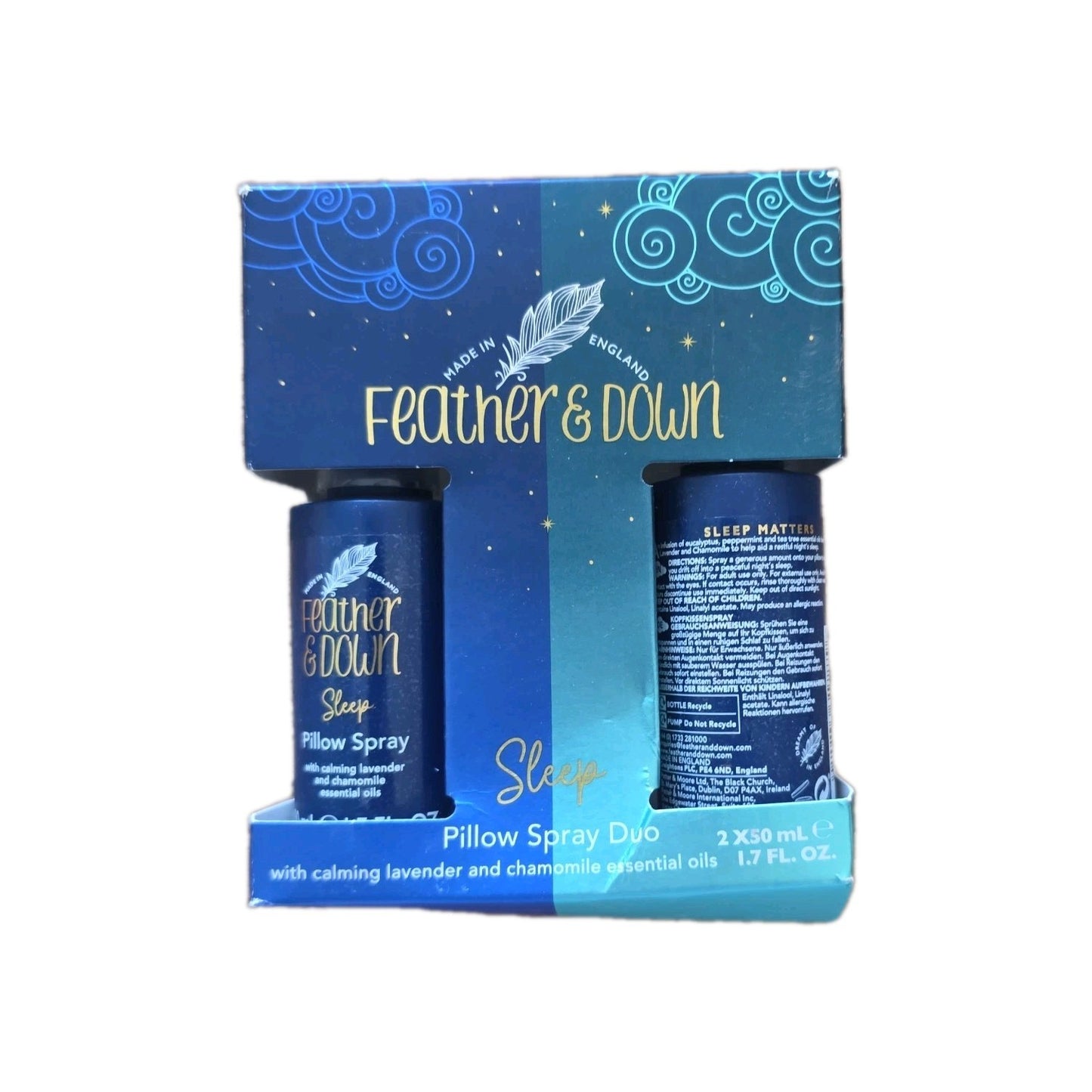 Feather & Down Sweet Dreams Pillow Spray Duo Gift Set - 2 x 50ml by u200eFeather & Down