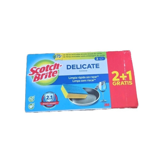 Scotch-Brite Delicate Non-Scratch Scrub Sponge for Glassware by Scotch-Brite