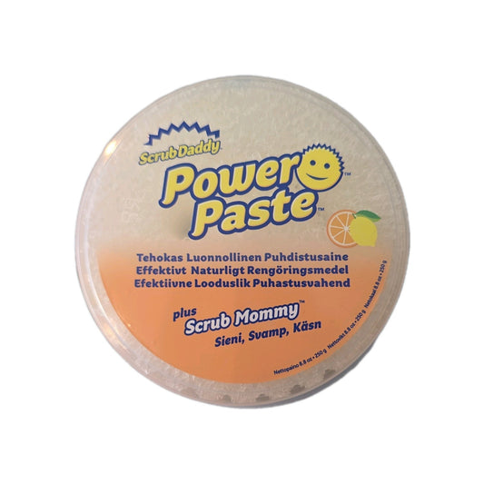 Scrub Daddy Power Paste 250g with Scrub Mommy - Lemon Scented by Power Paste