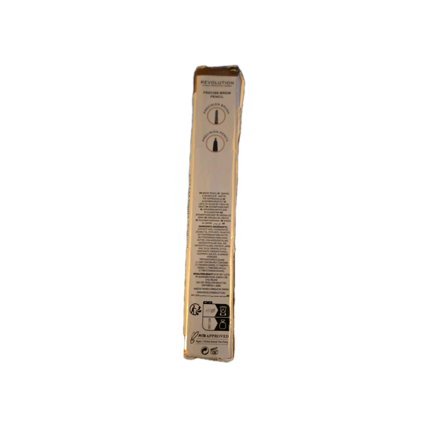 Makeup Revolution Precise Brow Pencil - Light Brown 0.05g by Revolution