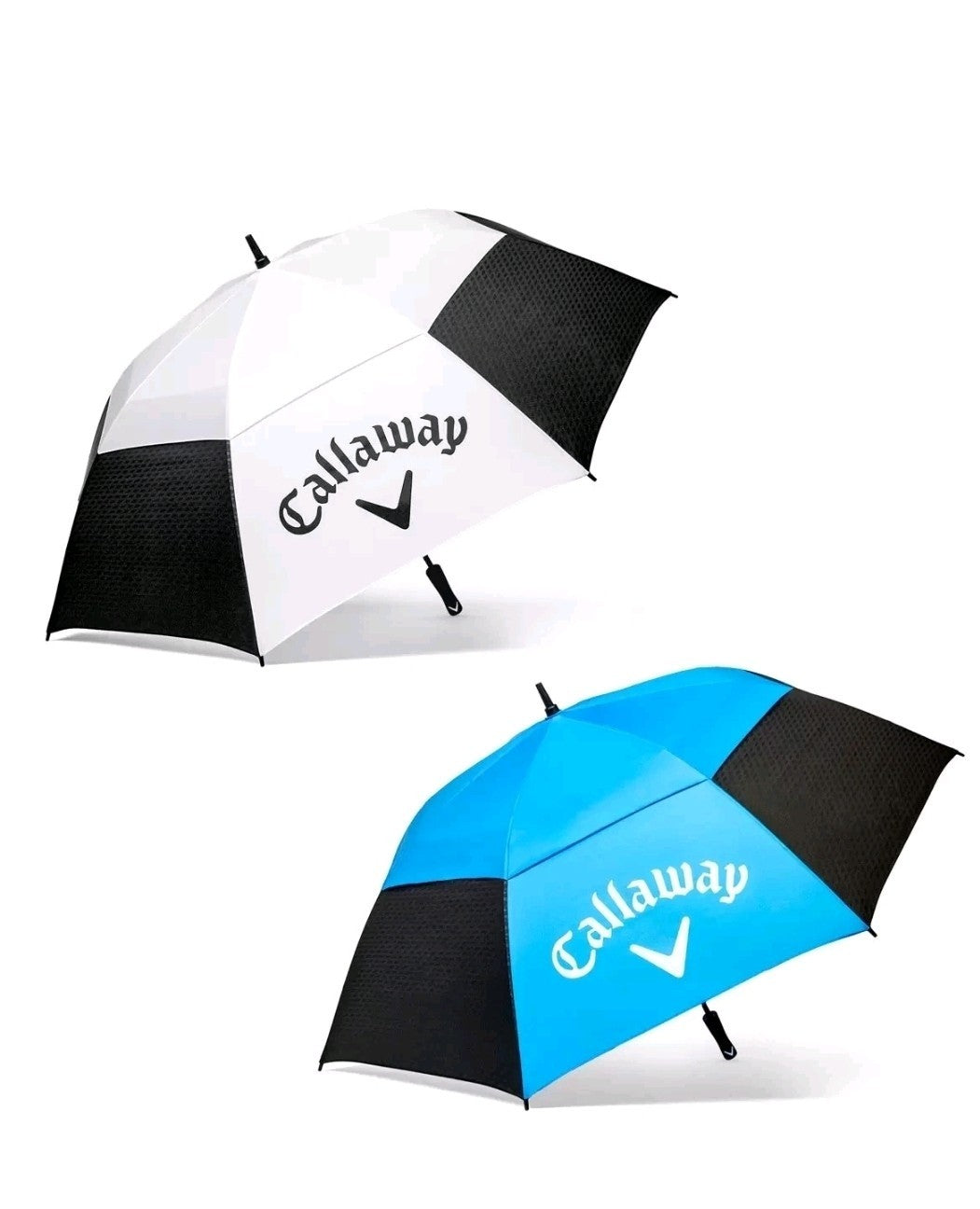 Callaway 62" Vented Golf Umbrellas - White & Blue 2-Pack by Callaway