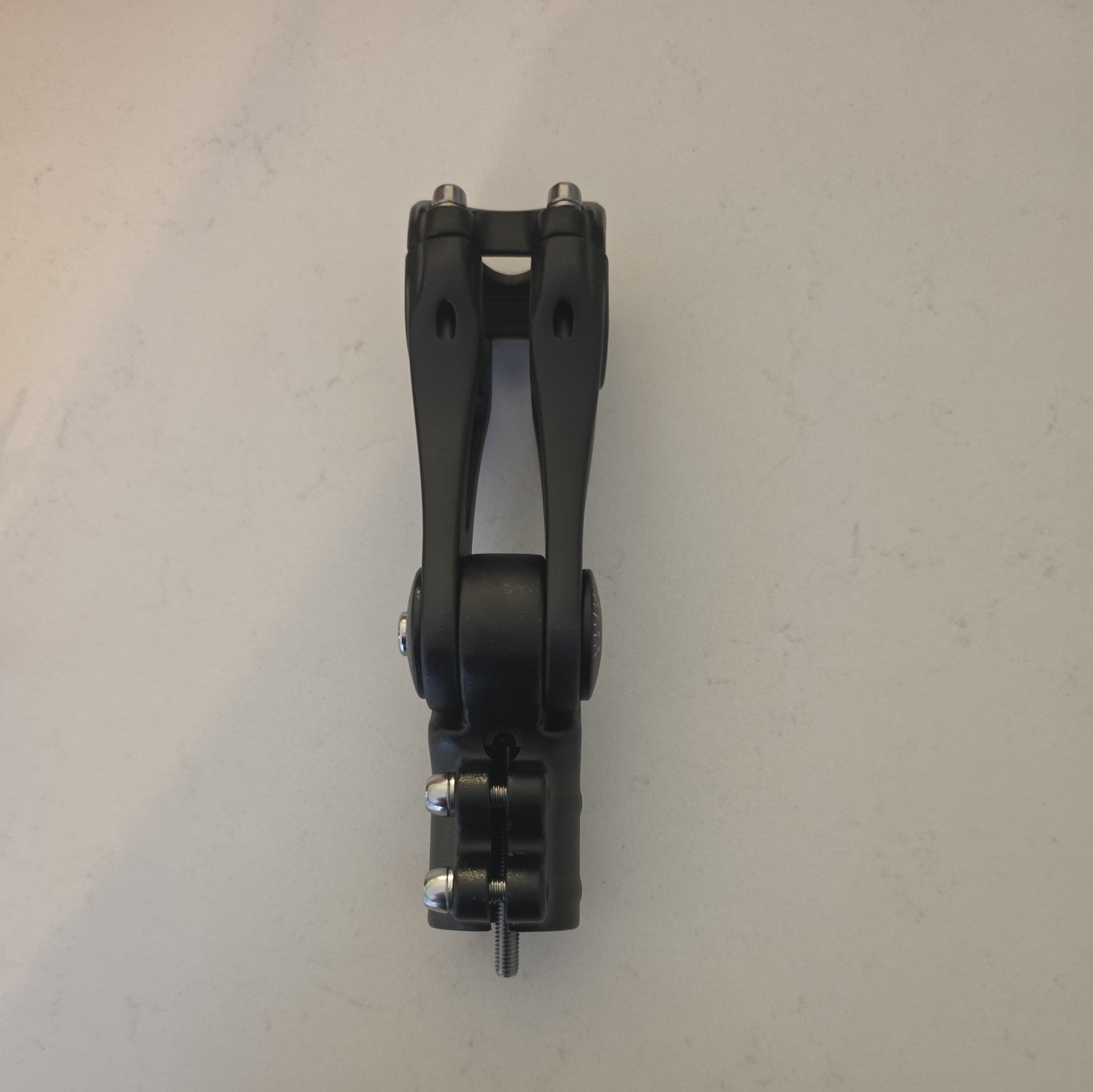 Gewage 90-Degree Adjustable Bike Stem - 31.8mm Black Aluminum by GEWAGE