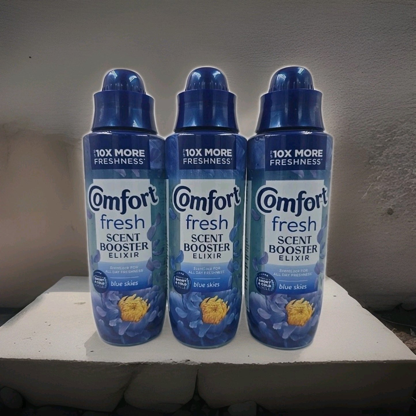Comfort Fresh Blue Skies Liquid Scent Booster Elixir 3x460ml by Comfort