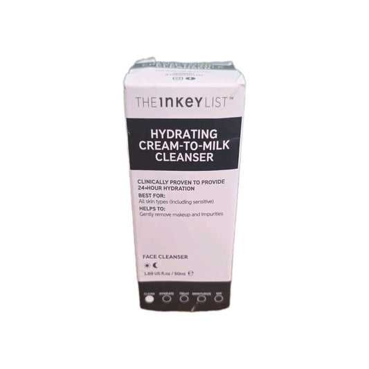 INKEY LIST Cream to Milk Cleanser 50ml Face Wash Hydrating Rice Milk Formula