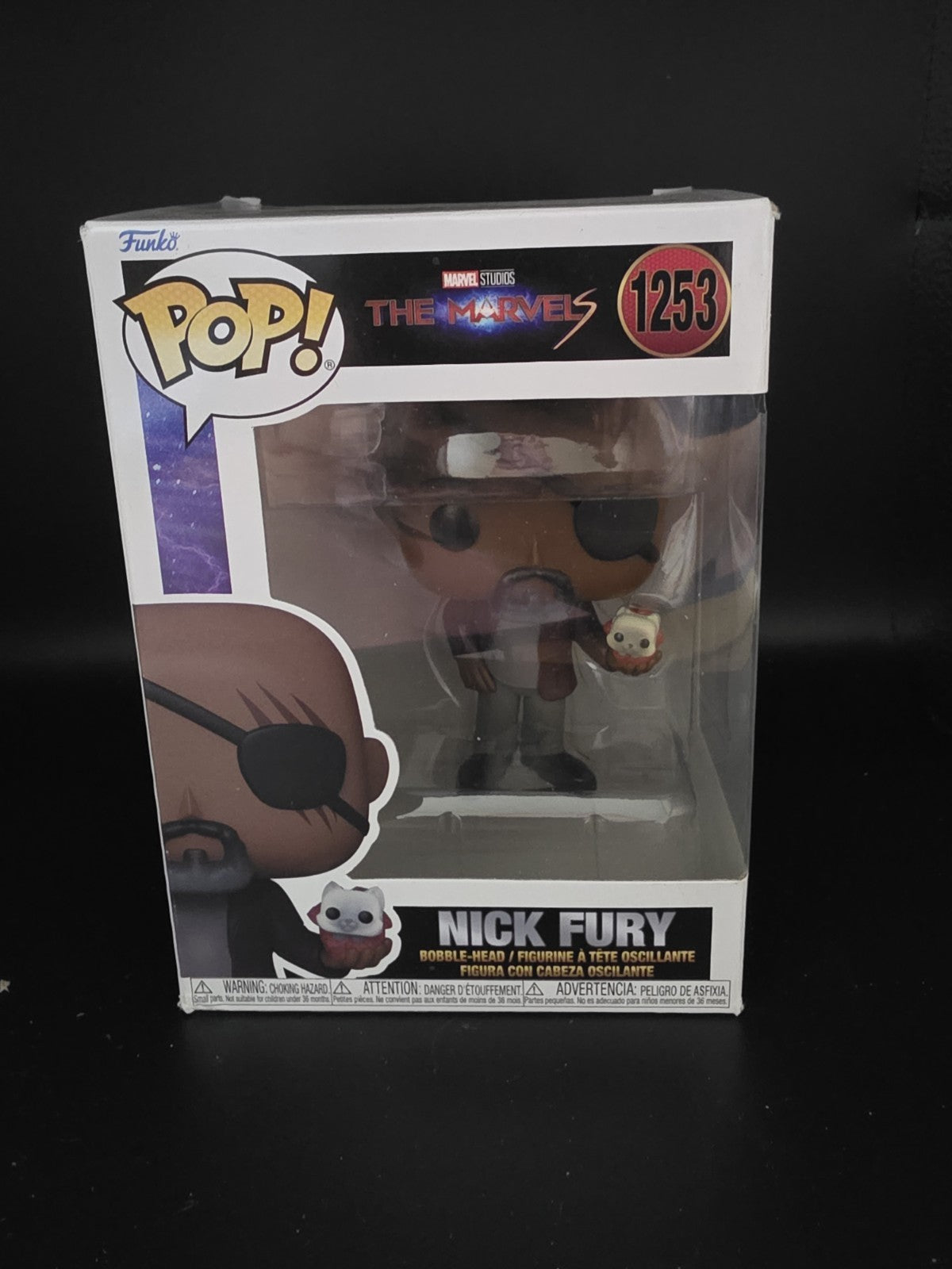 Funko Pop! Movies: The Marvels - Nick Fury Vinyl Figure #1253 by Funko