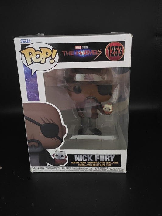 Funko Pop! Movies: The Marvels - Nick Fury Vinyl Figure #1253 by Funko