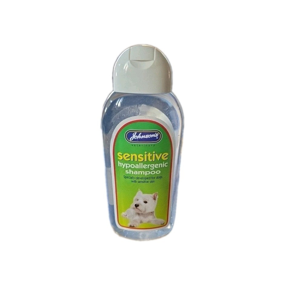Johnson's Veterinary Hypoallergenic Shampoo For Sensitive Pets Gentle Care 400ml Vet Recommended