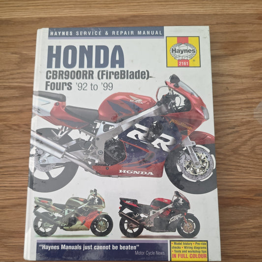 Honda CBR900RR (Fireblade) Fours 92 to 99 Haynes service & Repair Manual