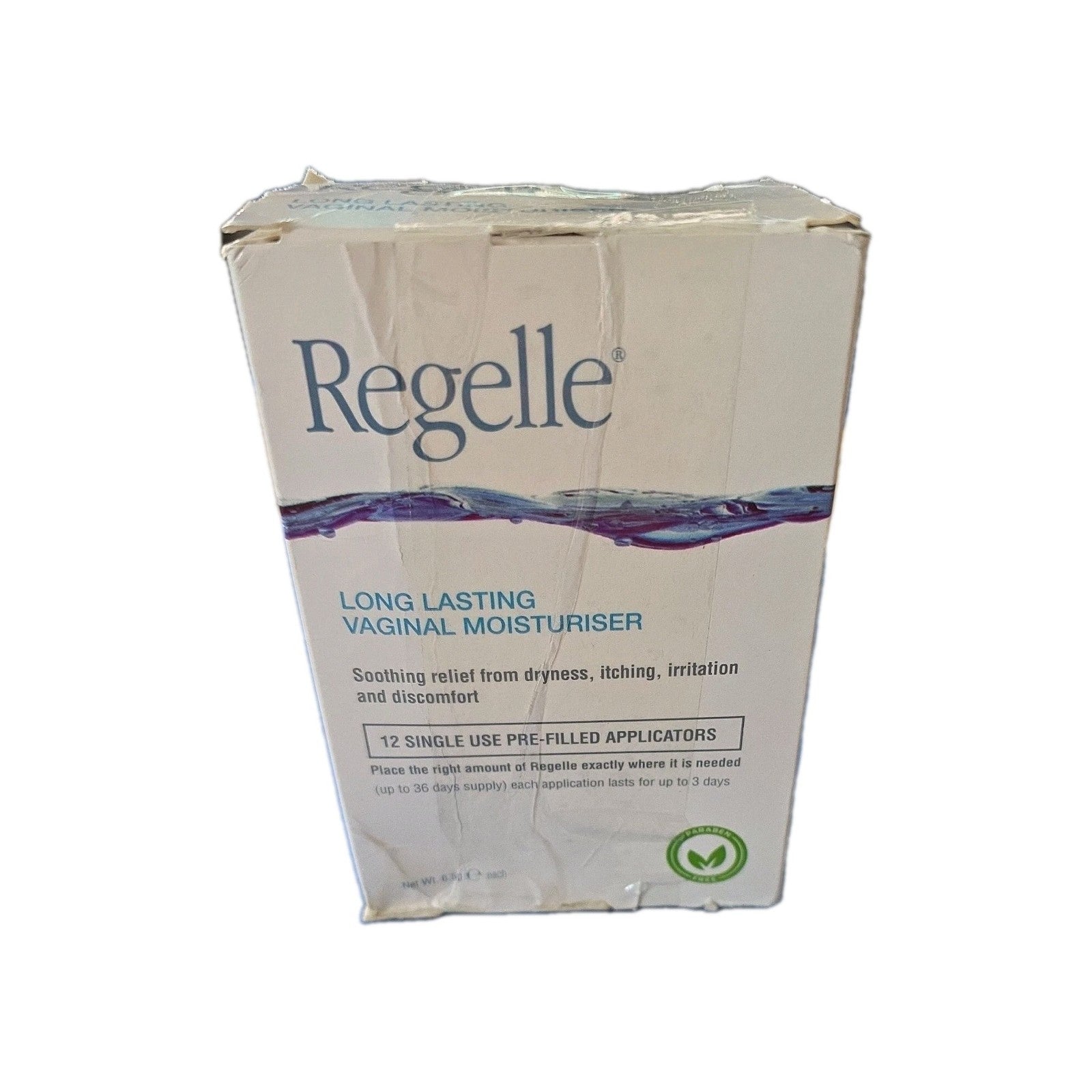 Regelle Vaginal Moisturiser - 12 Pack (Damaged Box) by Regelle