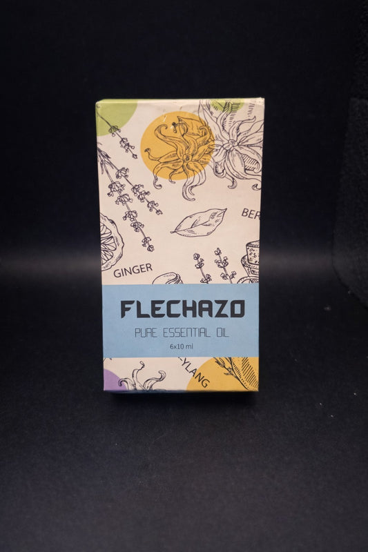 Flechazo Pure Essential Oils Set - 6 x 10ml Aromatherapy Kit by Pure Essential