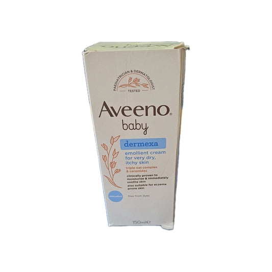 Aveeno Baby Dermexa Emollient Cream - 150ml (Damaged Box) by Aveeno