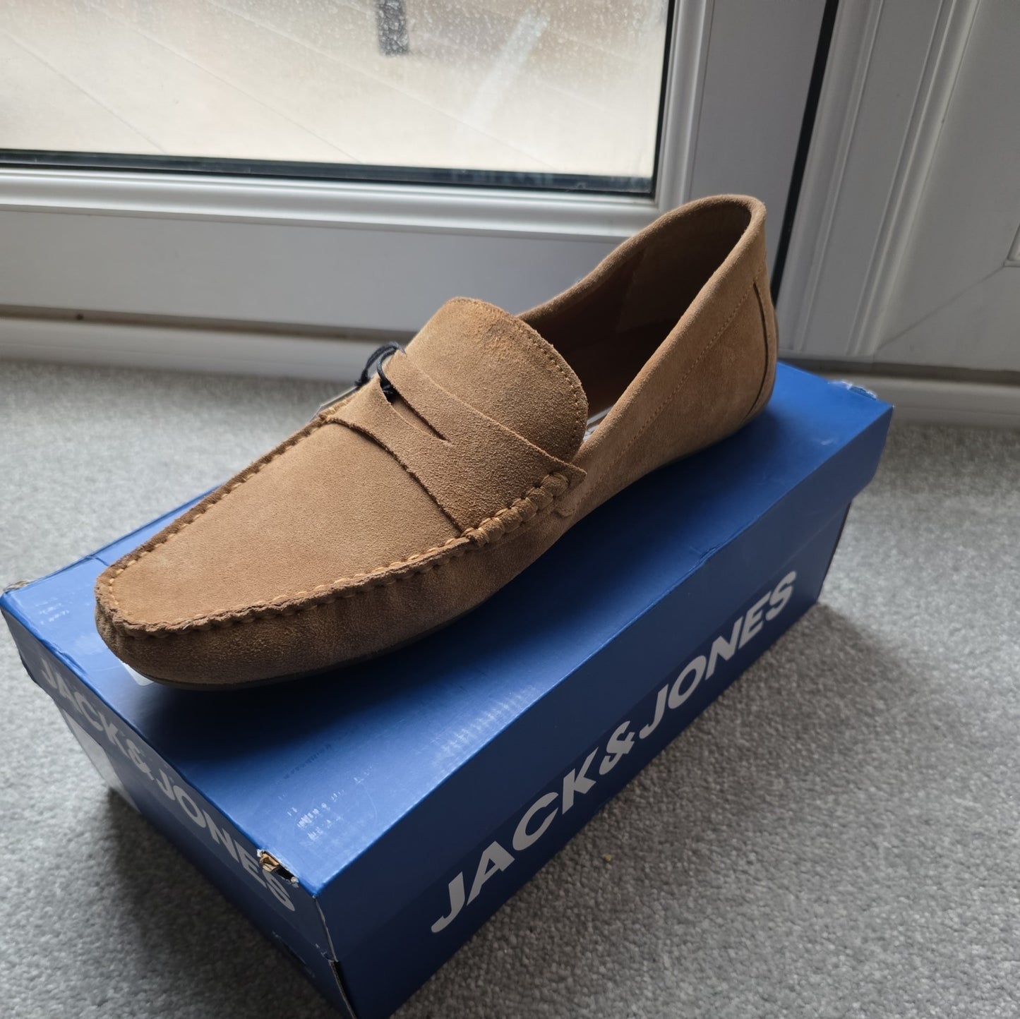 Jack & Jones Jensen Suede Men's Cognac Loafers