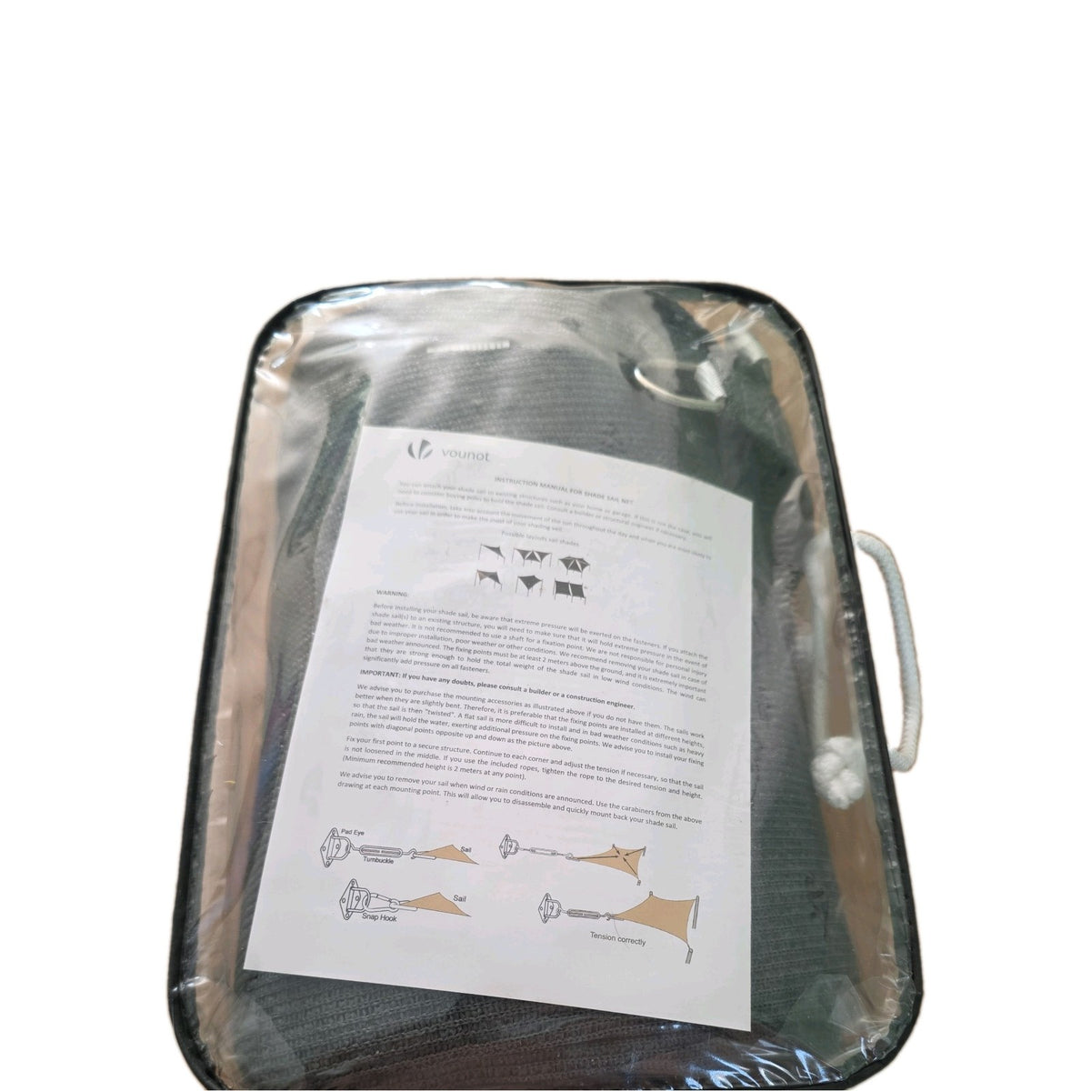 VOUNOT Shade Sail Net