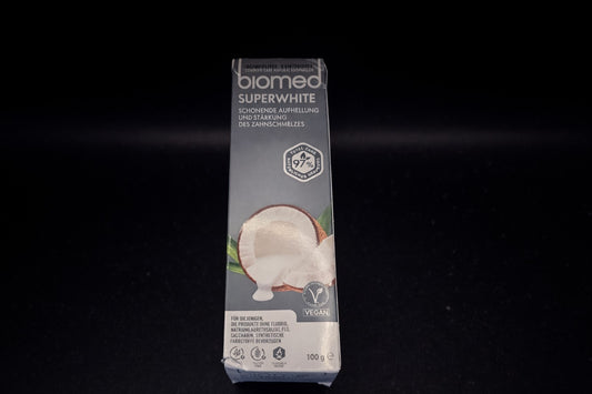 Biomed Super White Natural Whitening Toothpaste Coconut 100g by Splat
