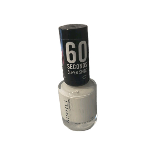 Rimmel London 60 Seconds Super Shine Nail Polish - 703 White Hot Love by Rimmel