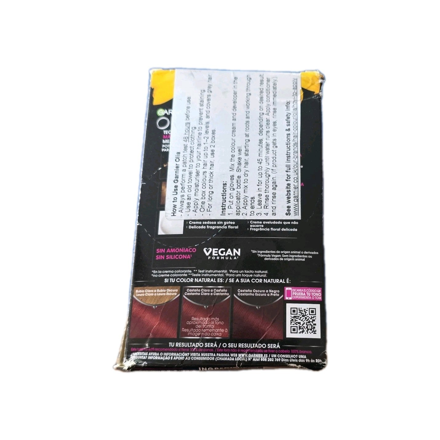 Garnier Olia Permanent Hair Color 6.60 Deep Red Ammonia-Free by Garnier