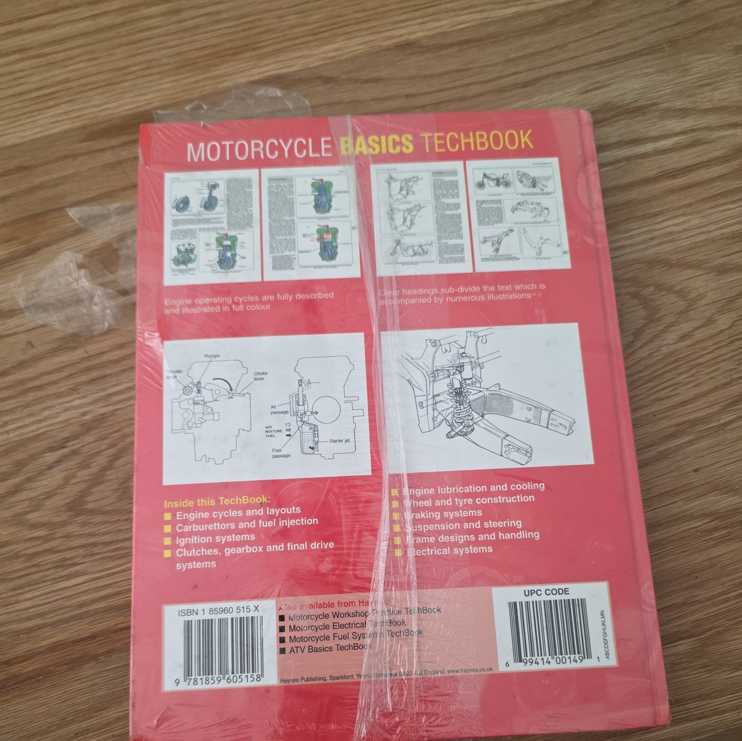 Haynes Techbook Motorcycle Basics Techbook 2nd Ed Hardcover Illustrated