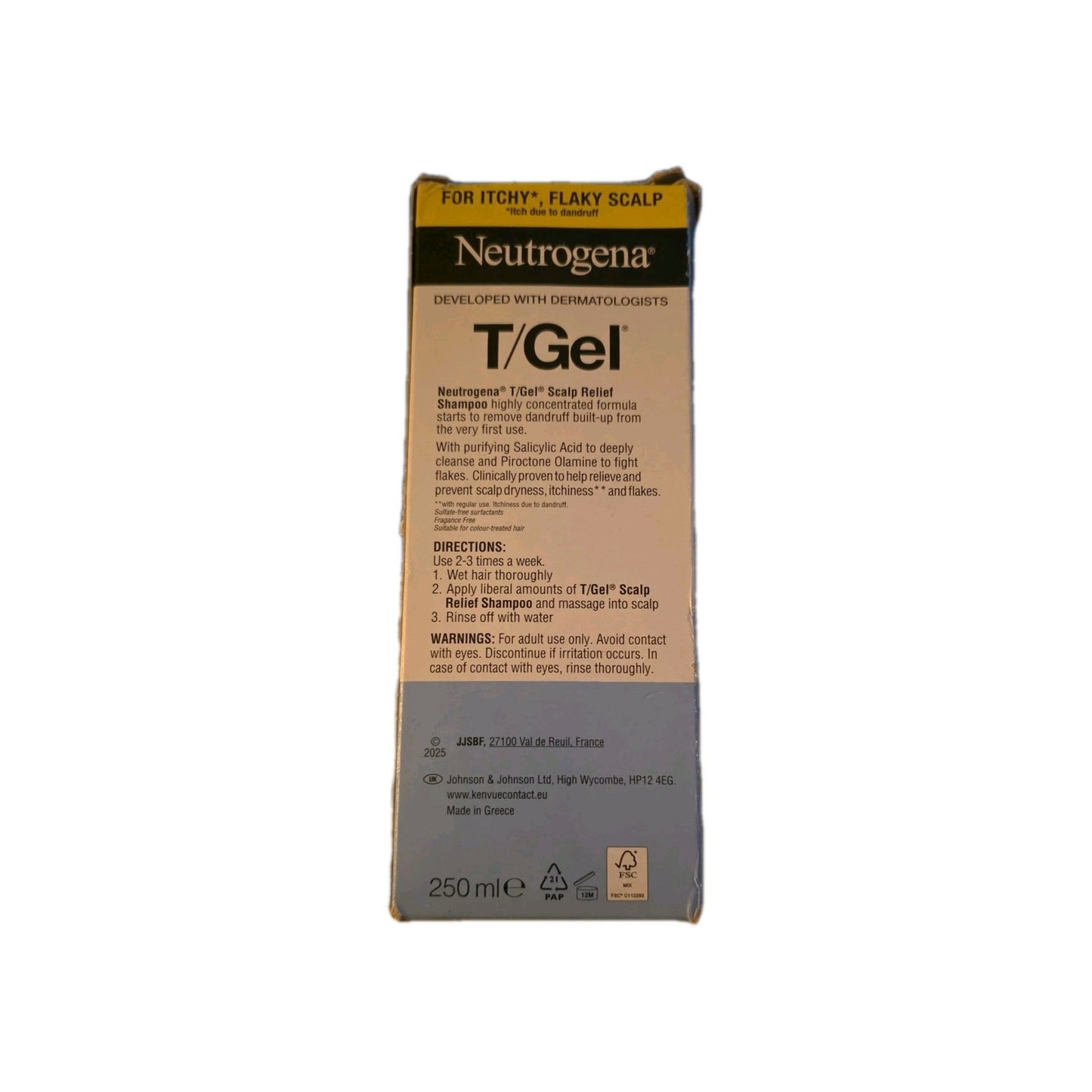 TGel Anti-Dandruff Scalp Relief Shampoo - 250ml by T-Gel