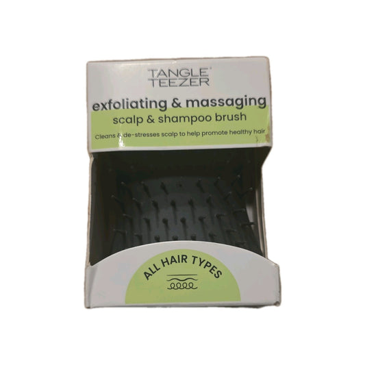 Tangle Teezer Scalp Exfoliator and Massager Brush - Black by Tangle Teezer